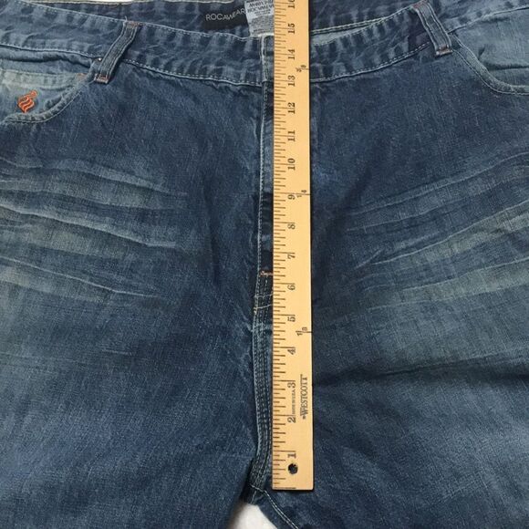 Rocaware Classic Fit Men’s Denim Blue Jeans Straight Leg Size 46 - 48 Inseam 34 - Picture 15 of 16